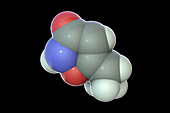 Muscimol molecule, illustration