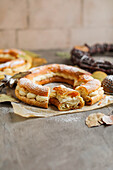 Paris Brest (Filled choux pastry ring)