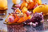Clementines with beets