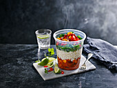 Mexican style smoky bean and chilli pot