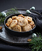 Vegan walnut cookies for Christmas