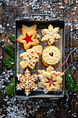 Assorted Christmas cookies