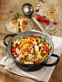 Portuguese seafood stew