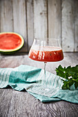 A watermelon smoothie