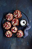 Black Forest yeast buns