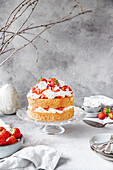 Strawberry Eton Mess Cake