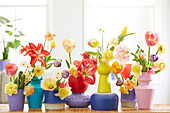 Gemischte Blumen in Vase