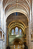 Innenraum, Hereford Cathedral, Hereford, Herefordshire, England, Vereinigtes Königreich, Europa