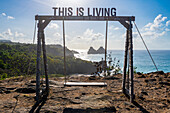 Nice swing, Fernando de Noronha, UNESCO World Heritage Site, Brazil, South America