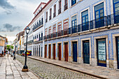 Tiled houses, Sao Luis, UNESCO World Heritage Site, Maranhao, Brazil, South America