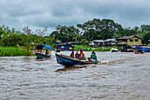 Boat tour on the Amazon, Leticia, Colombia, South America