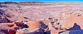 The desolate Hellscape of Devil's Playground in Petrified Forest National Park, Arizona, United States of America, North America