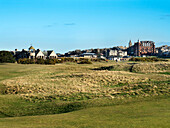Der alte Golfplatz in St. Andrews, Fife, Schottland, Vereinigtes Königreich, Europa