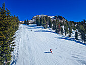 Ski-ing, Mammoth mountain, California, United States of America, North America