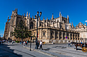 Seville Cathedral, UNESCO World Heritage Site, Seville, Andalucia, Spain, Europe