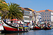 Aveiro Boote, das Venedig von Portugal, Aveiro, Centro, Portugal, Europa