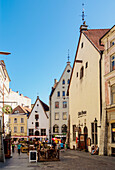 Blick auf das Restaurant Olde Hansa, Tallinn, Estland, Europa