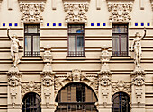 Art Nouveau Architecture, 2 Albert Street, Riga, Latvia, Europe
