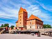 Trakai Island Castle, Lake Galve, Trakai, Lithuania, Europe