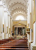 Kathedrale Basilika des Heiligen Stanislaus und Ladislaus, Innenraum, Altstadt, UNESCO-Weltkulturerbe, Vilnius, Litauen, Europa