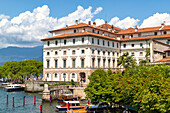 Palazzo Borromeo auf der Isola Bella, Isole Borromee, Lago Maggiore, Bezirk Verbania Cusio Ossola, Piemont, Italienische Seen, Italien, Europa
