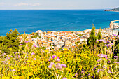 Blick von oben auf Zante Stadt, Zakynthos Insel, Griechische Inseln, Griechenland, Europa