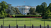 Der Südportikus des Weißen Hauses, Washington DC, Vereinigte Staaten von Amerika, Nordamerika