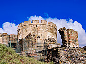 Trigonion Tower and City Walls, UNESCO World Heritage Site, Thessaloniki, Central Macedonia, Greece, Europe