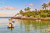 Hungry Bay at sunset, Paget Parish, South Shore, Bermuda, Atlantic, Central America