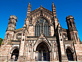 Westfront der Kathedrale von Hereford, Hereford, Herefordshire, England, Vereinigtes Königreich, Europa