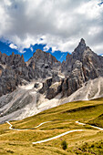 Pale di San Martino, Naturpark Paneveggio, Passo Rolle, Dolomiten, Trentino, Italien, Europa