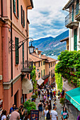 Street view, Bellagio, Lake Como, Como district, Lombardy, Italian Lakes, Italy, Europe