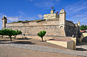 Das Fort Saint Lucy (Saint Luzia) aus dem 17. Jahrhundert, UNESCO-Weltkulturerbe, Elvas, Alentejo, Portugal, Europa
