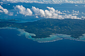 Aerial of Vanua Levu, Fiji, South Pacific, Pacific