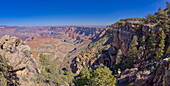 Grand Canyon westlich des Navajo Point, Grand-Canyon-Nationalpark, UNESCO-Weltnaturerbe, Arizona, Vereinigte Staaten von Amerika, Nordamerika
