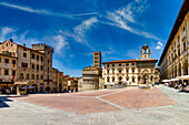 Pieve di Santa Maria, Palazzo della Fraternitaï¿½dei Laici, Piazza Grande, Arezzo, Tuscany, Italy, Europe