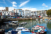 Der Hafen von Dartmouth, Devon, England, Vereinigtes Königreich, Europa