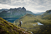 Man hiking