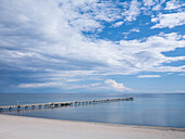 Anlegesteg im Meer