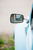 Close-up of car mirror