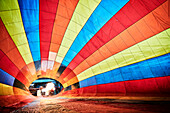 Colorful hot-air balloon