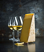 Cheese and white wine