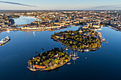 Aerial view of Kastellholmen, Sweden