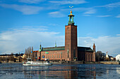 Ansicht des Stockholmer Rathauses, Schweden