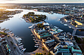 Luftaufnahme von Nybroviken, Schweden