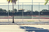 Leerer Tennisplatz
