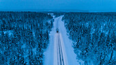 Country road at winter