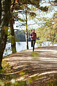 Woman running