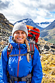 Woman hiking