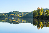 Reflection on lake